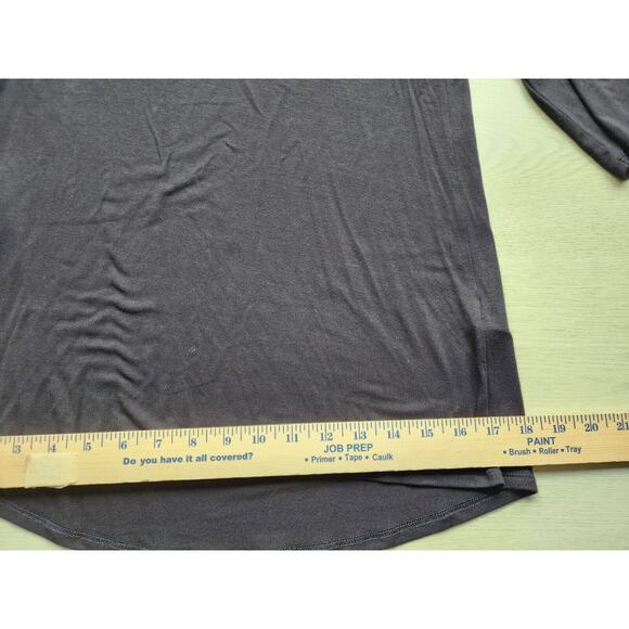 TOP/BLOUSE-TAHARI-Black-Netting Around Scoop Neck-3/4 Sleeve-Lightweight-SM - Picture 5 of 15